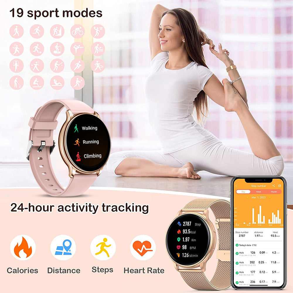 Smartwatch mit Herzfrequenz- & Blutdruckmessung