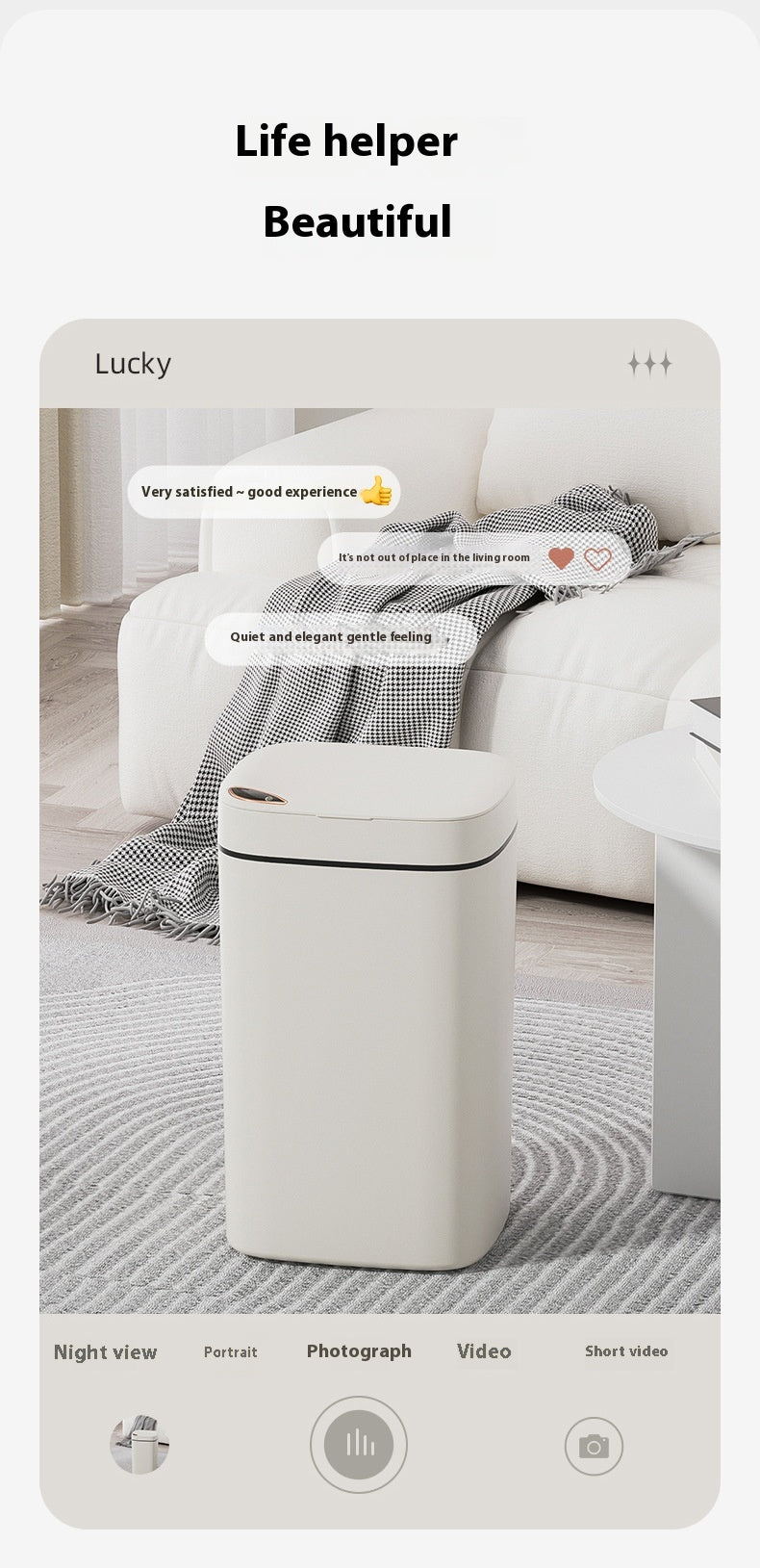 Automatischer Sensor-Abfalleimer – Bild 5 | LuxeStyle