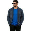 Herren Strick-Cardigan mit Schalkragen