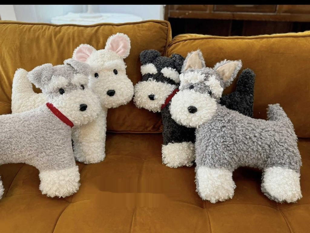Plüsch Schnauzer Schlüsselanhänger