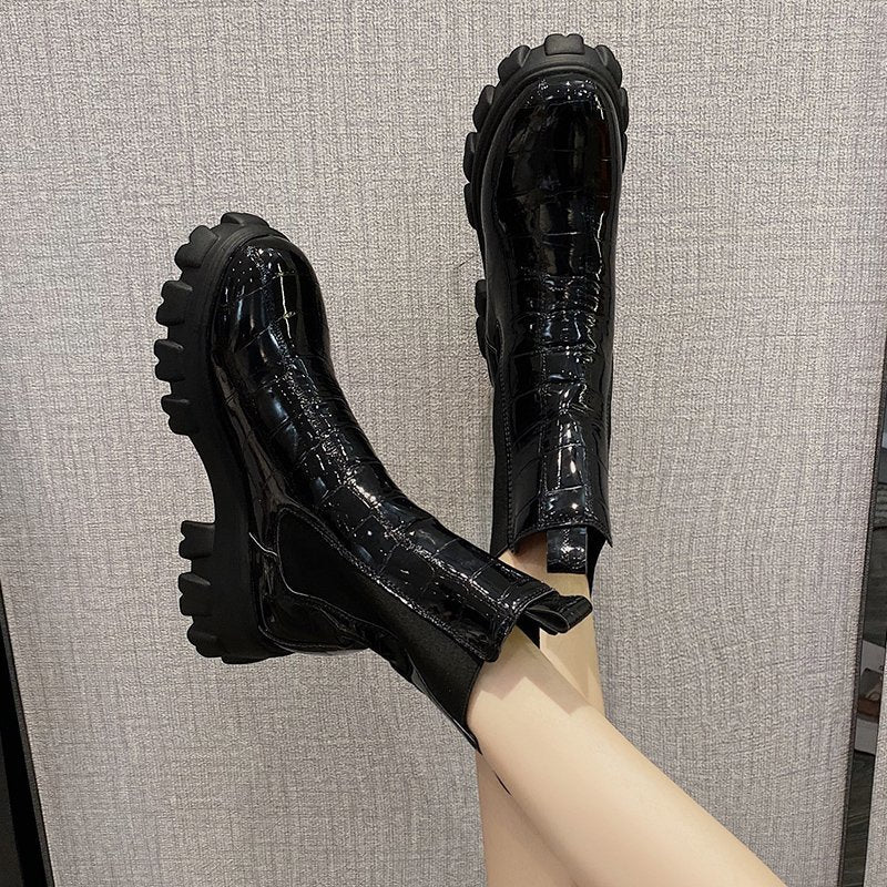 Britische Mid-Calf Boots für Damen