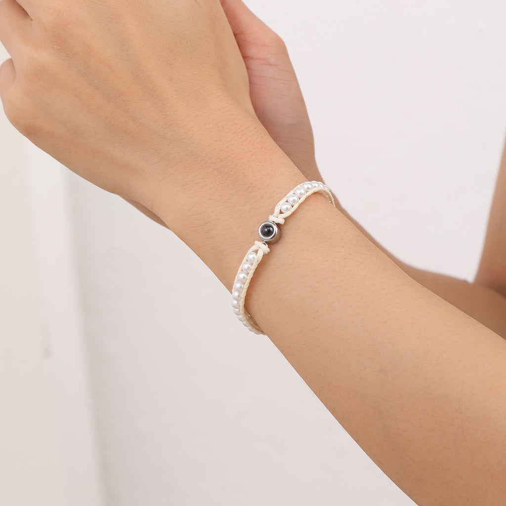 Perlenarmband mit Gravur