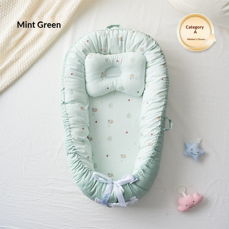 Babybett im Uterus-Design aus reiner Baumwolle