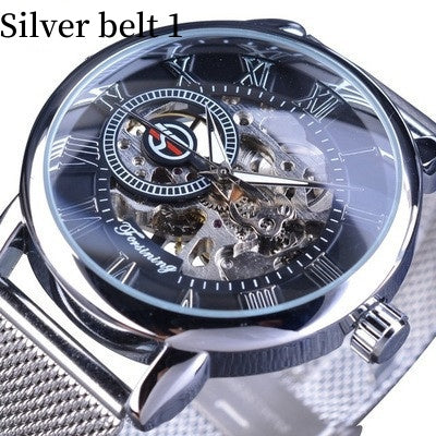 Herren Mechanikuhr mit Milanaise-Armband – Bild 5 | LuxeStyle
