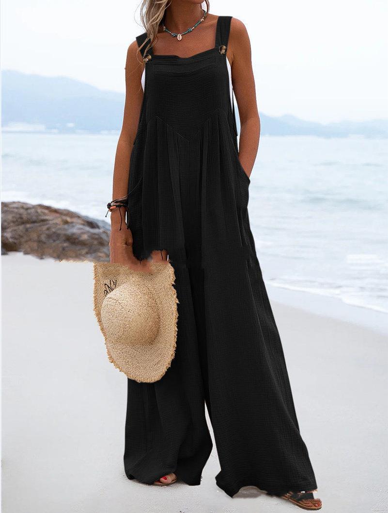 Ärmelloser Jumpsuit im Ethno-Stil – Bild 1 | LuxeStyle