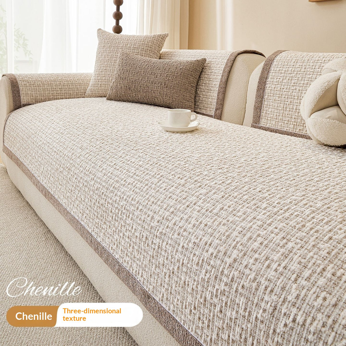 Chenille Sofakissen – Rundum Komfort | LuxeStyle
