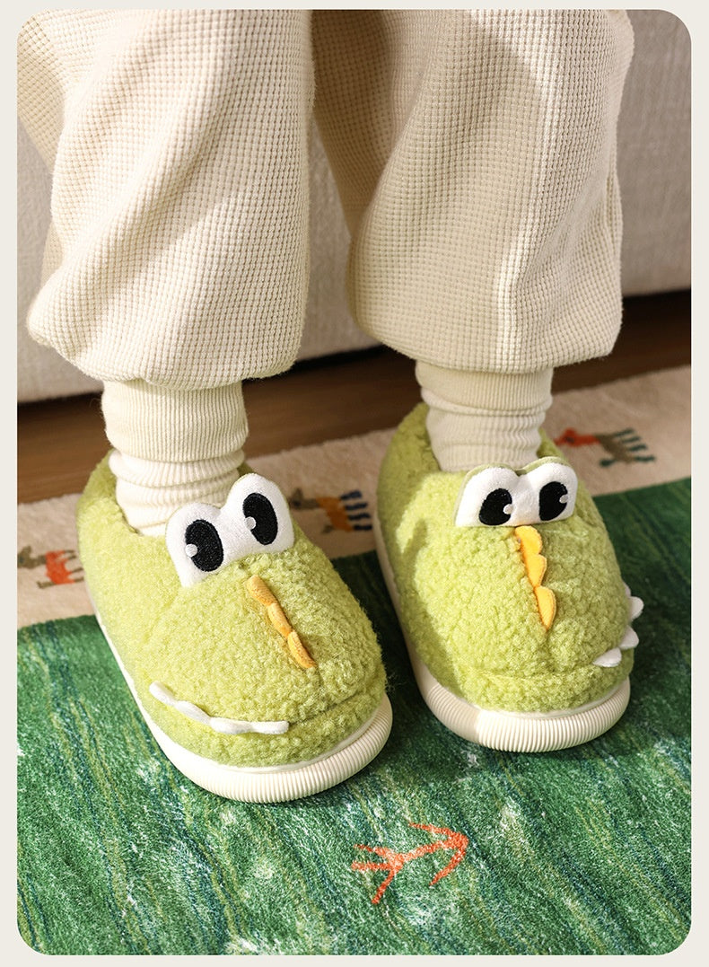 Kinder‑Pantoffeln mit Tiermuster | LuxeStyle