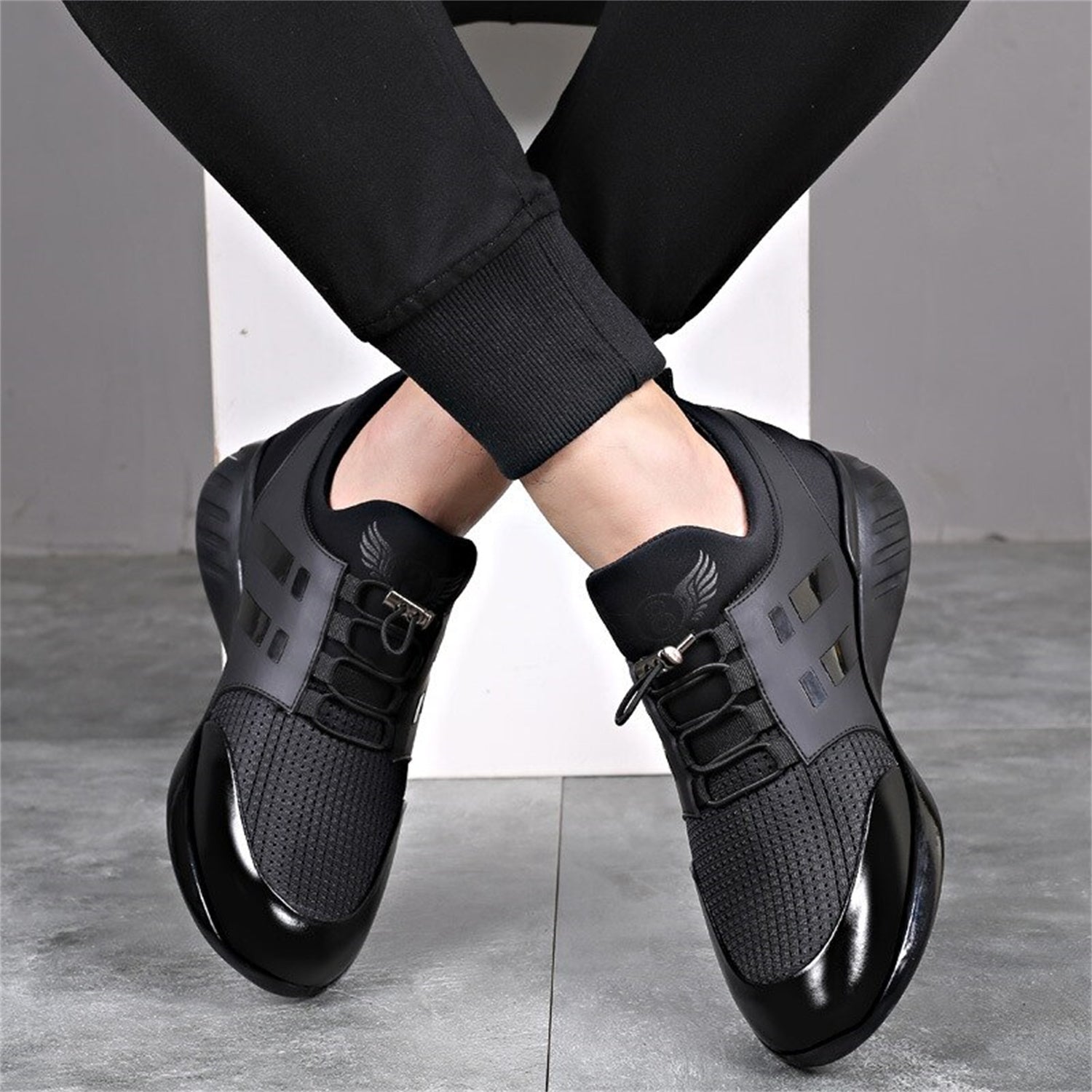 Herren Freizeit-Sneaker mit 8cm Innenabsatz