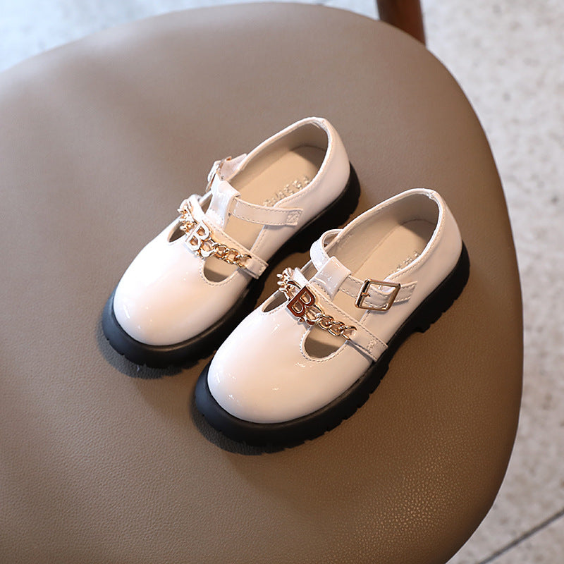 Retro-Ketten-Lederschuhe für Kinder – Bild 2 | LuxeStyle