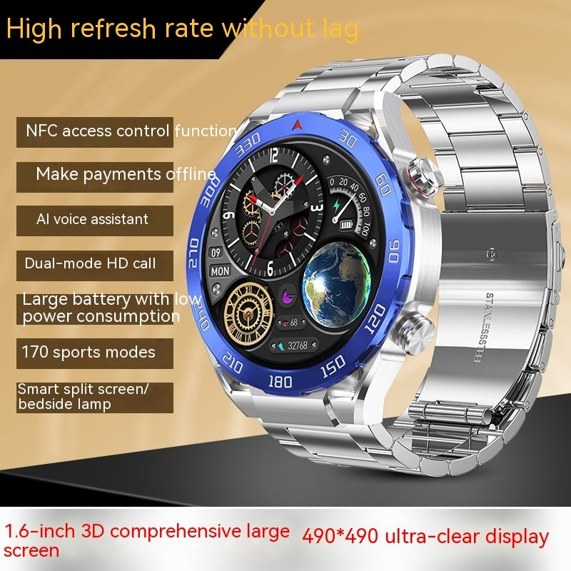 Smartwatch mit 1.6 Zoll HD-Bildschirm und Bluetooth – Bild 9 | LuxeStyle