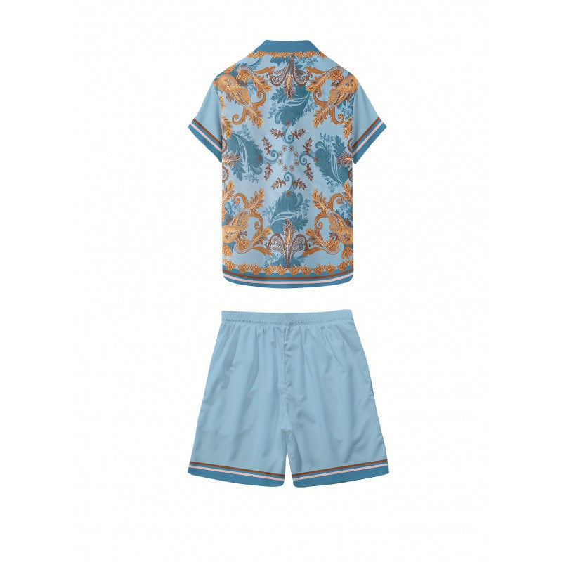Herren-Freizeitanzug mit 3D-Digitaldruck | LuxeStyle