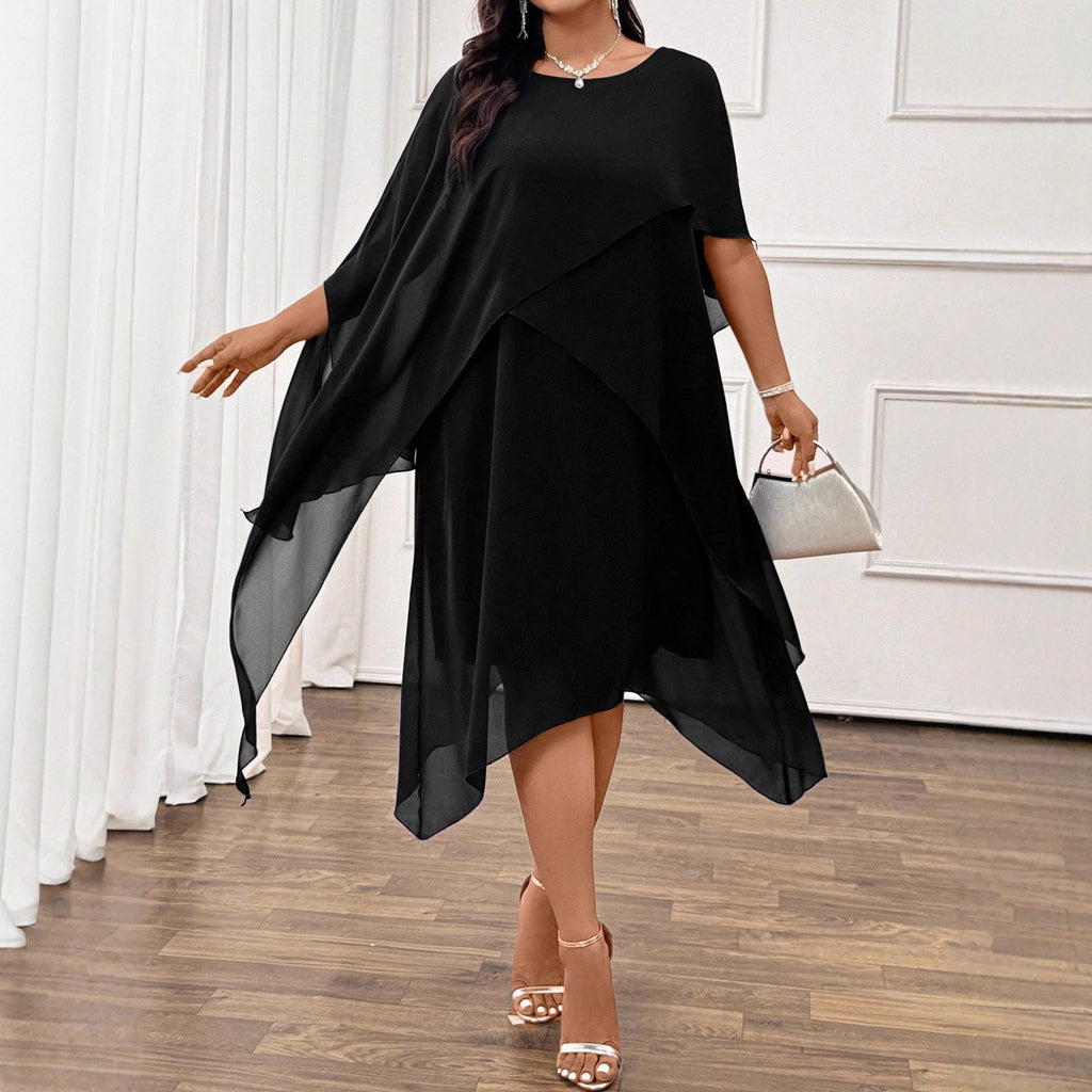 Elegantes Rundhals-Kleid