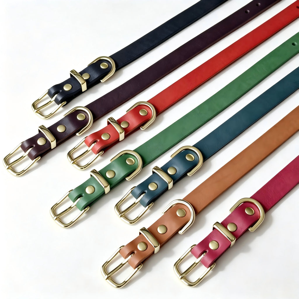 Minimalistisches Haustierhalsband aus Zinklegierung