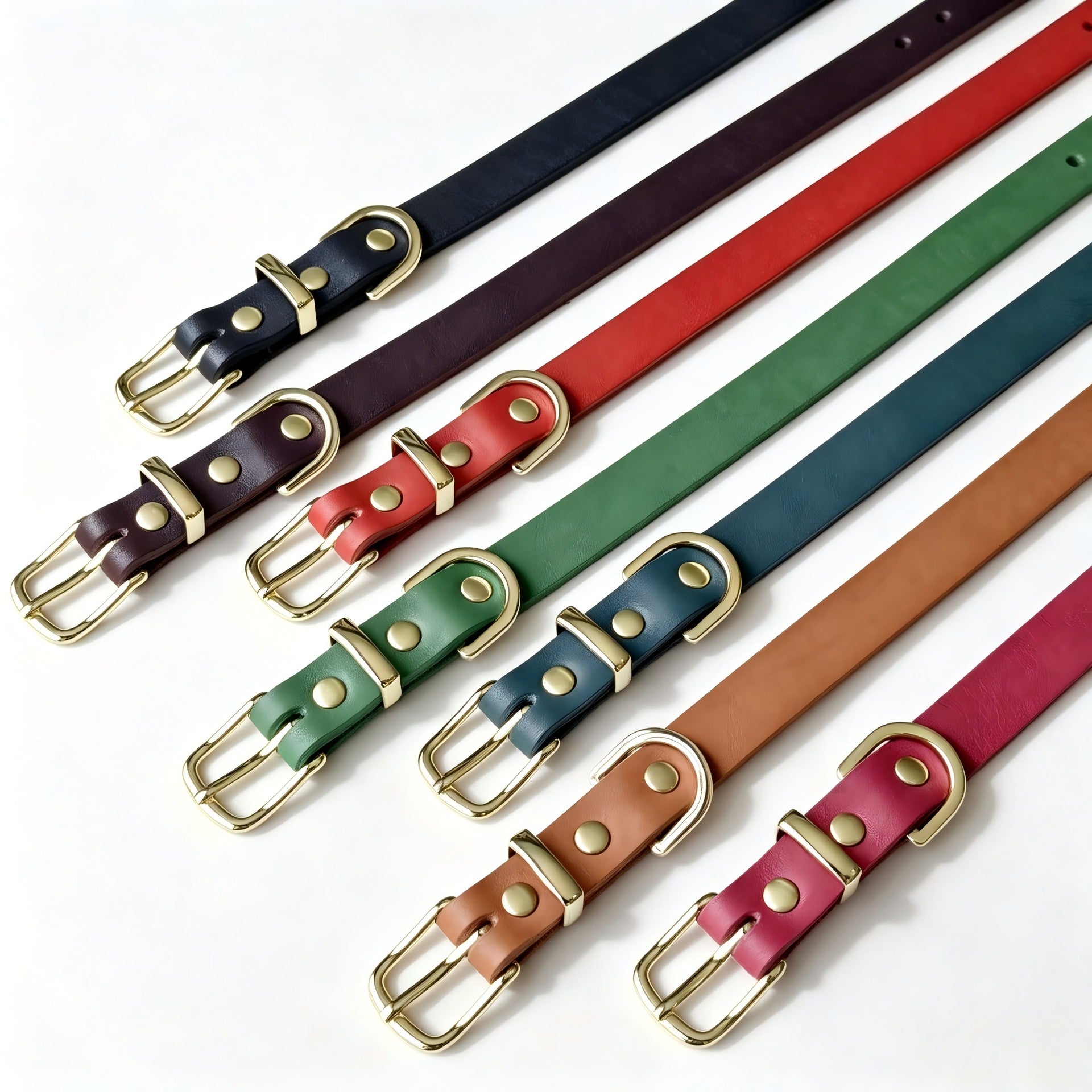 Minimalistisches Haustierhalsband aus Zinklegierung
