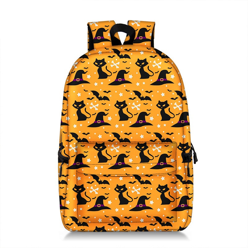 Niedlicher Katzen-Rucksack mit Allover-Print
