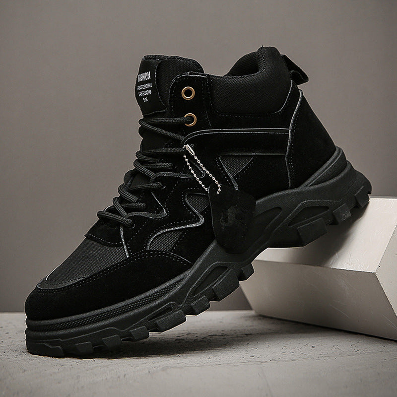 Herrenschuhe High-Top mit dicker Sohle – Bild 2 | LuxeStyle