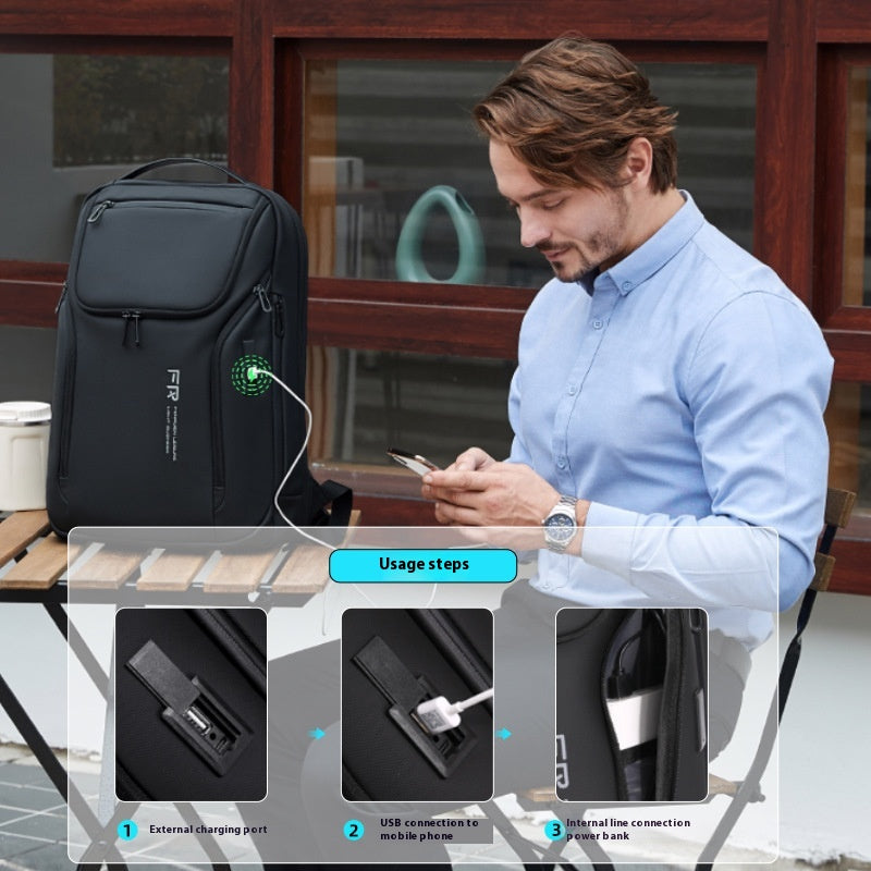 Business-Rucksack für Herren, 15.6 Zoll | LuxeStyle