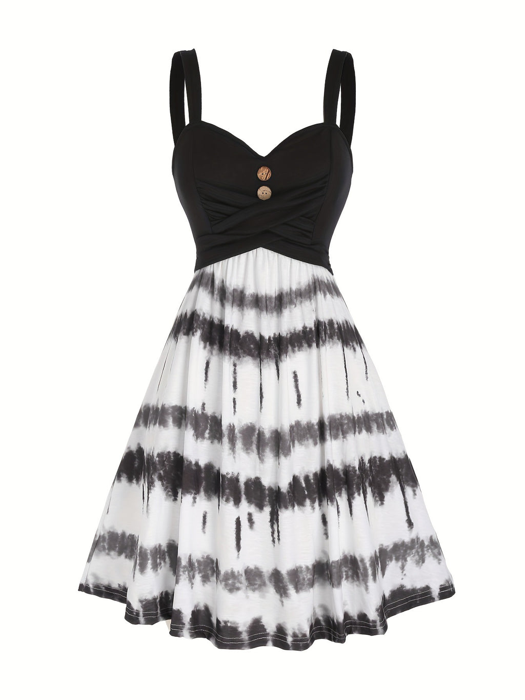 Geblümtes Midi-Kleid mit Prinzessinnenärmeln