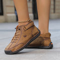 Flache Damen-Stiefeletten im Dr. Martens Stil