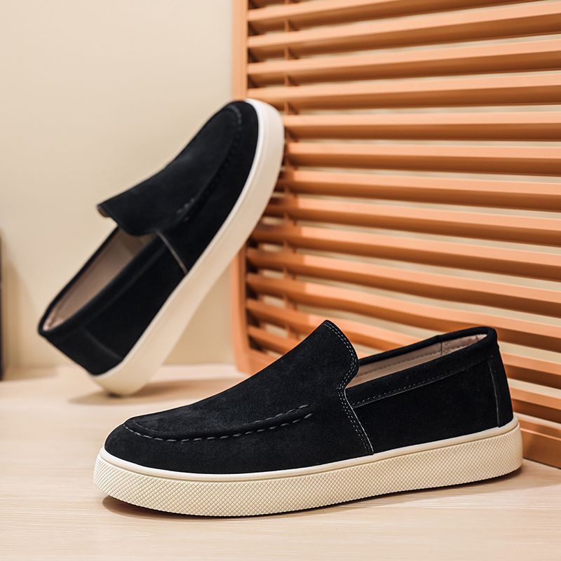 Herren Canvas Slipper mit Einzelriemen