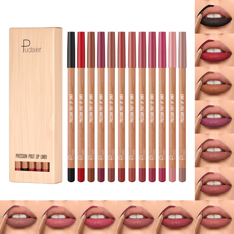 Outline 12er-Set matter Lipliner | LuxeStyle