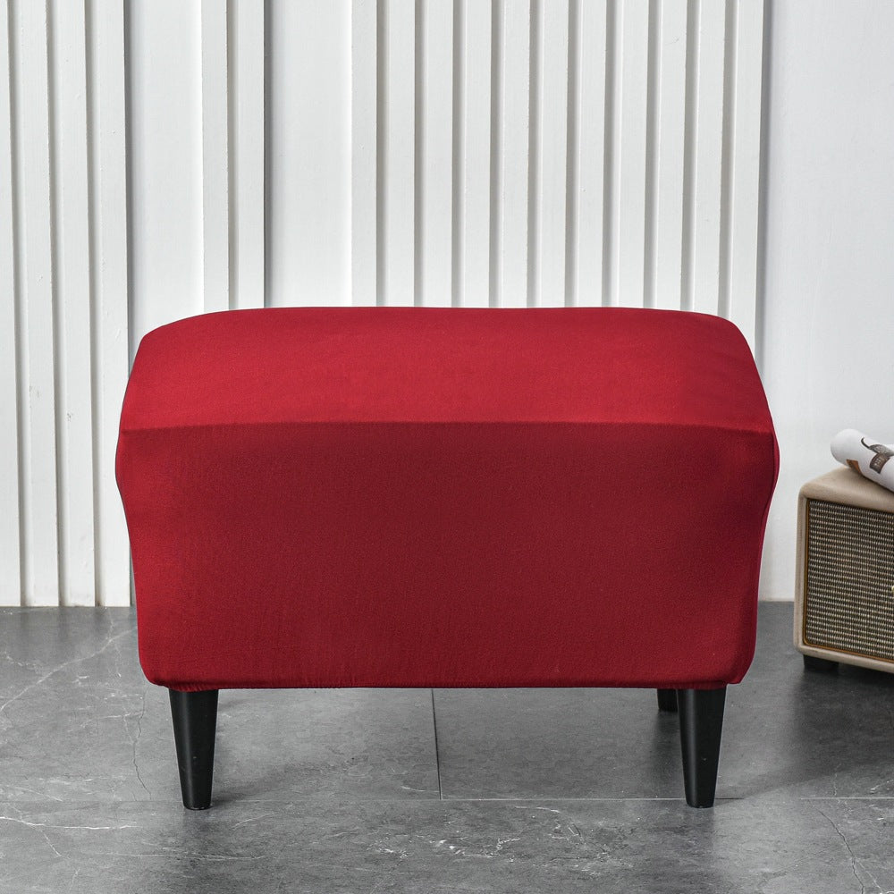 Weinrot-Schwarzes Sofaüberwurf – Bild 4 | LuxeStyle