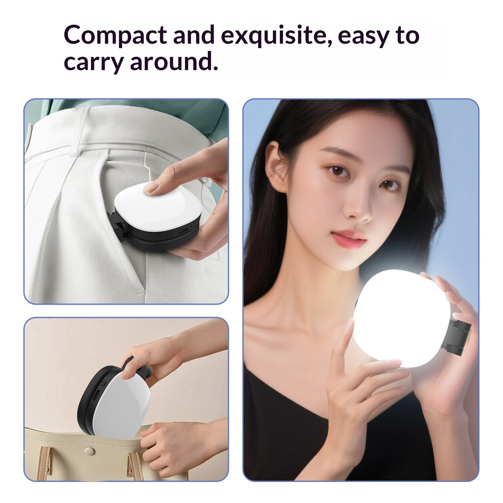 Magnetisches Beauty-Licht fürs Smartphone
