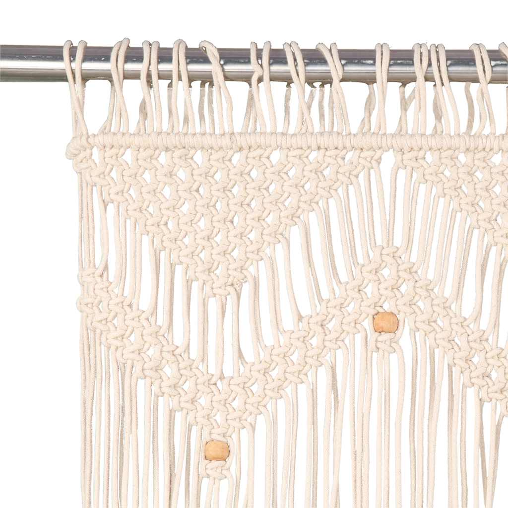 Macrame-Vorhang aus Baumwolle