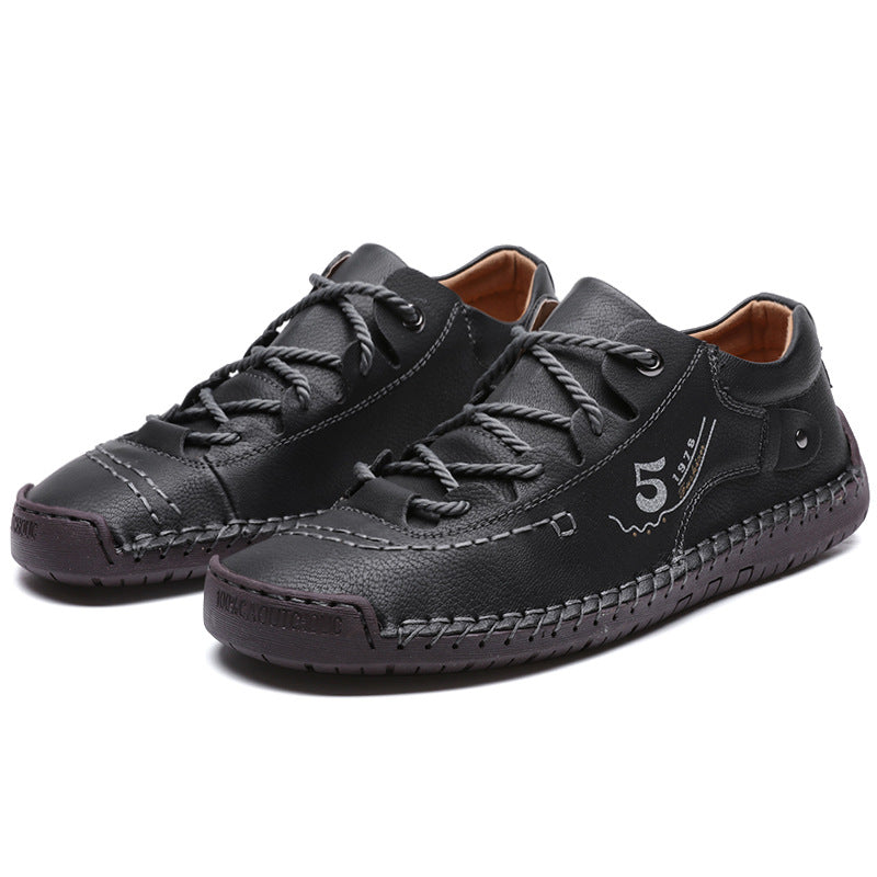 Britische Casual-Leder-Sneaker für Herren – Bild 5 | LuxeStyle