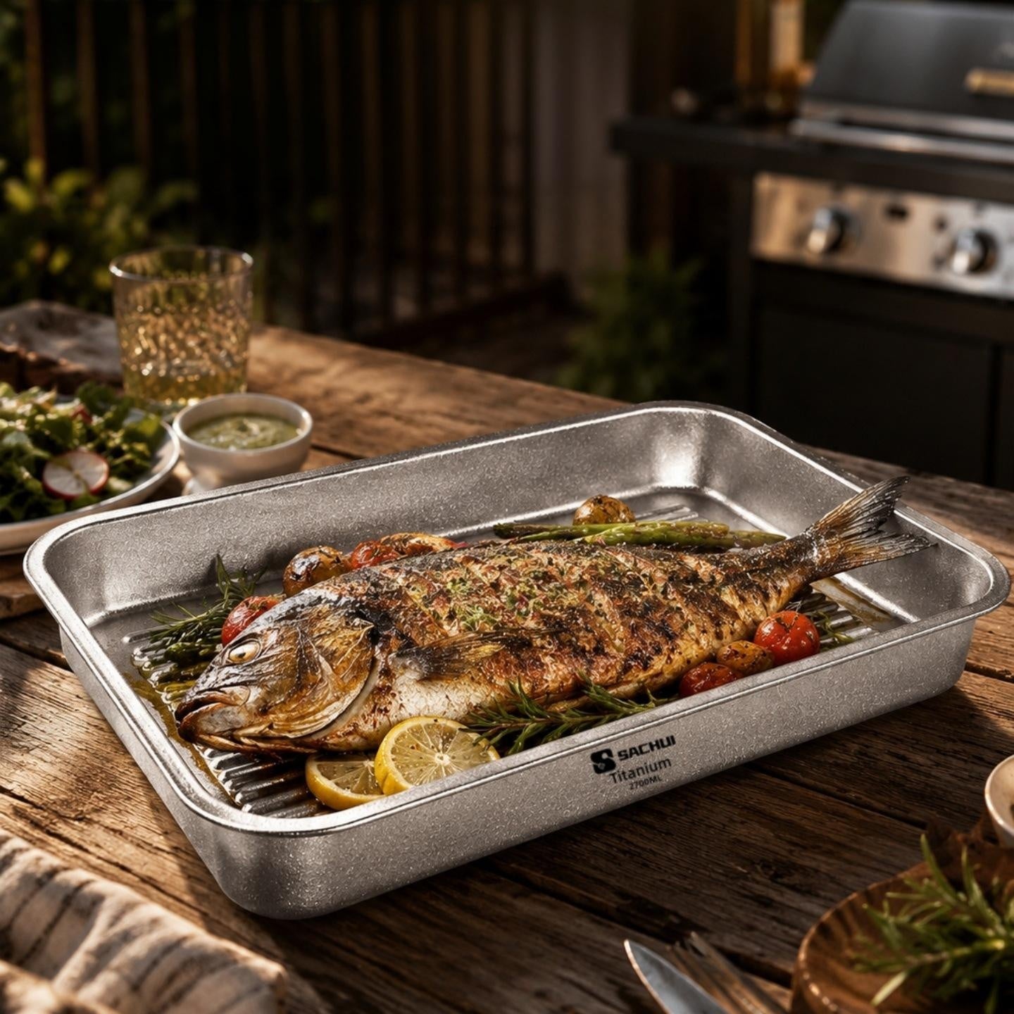 Titan-Ofenform für Fisch (2700 ml)