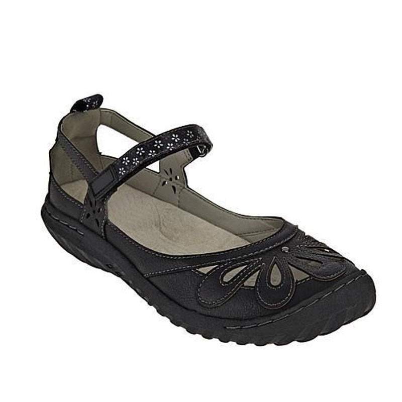 Sandalen mit Keilabsatz und Lochstickerei | LuxeStyle