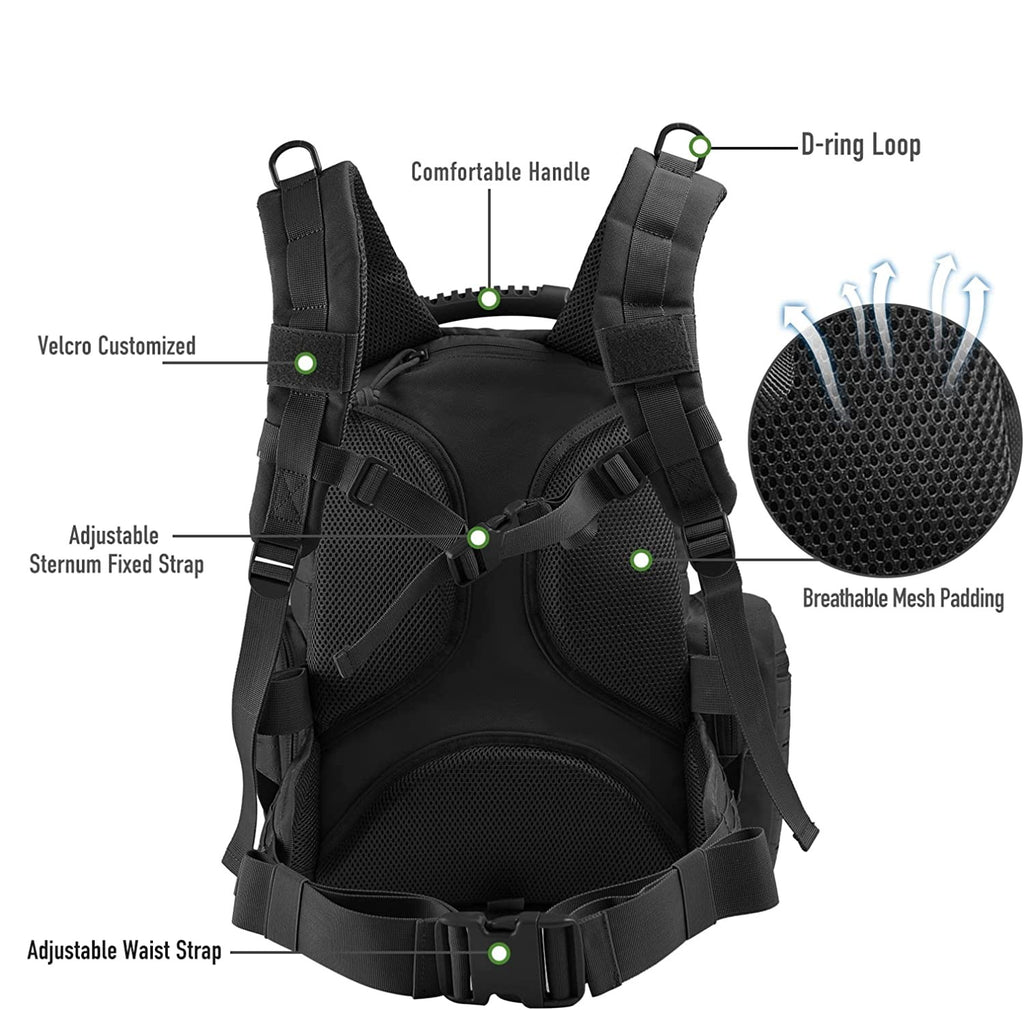 Outdoor Rucksack mit abnehmbarer Tasche – Bild 15 | LuxeStyle