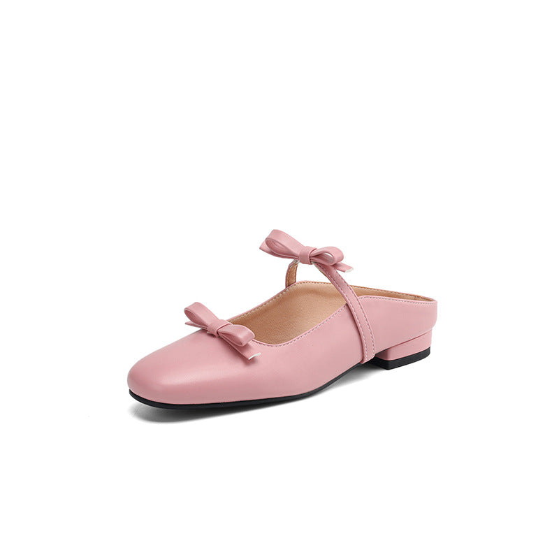 Flache Outdoor-Schuhe mit Schleife