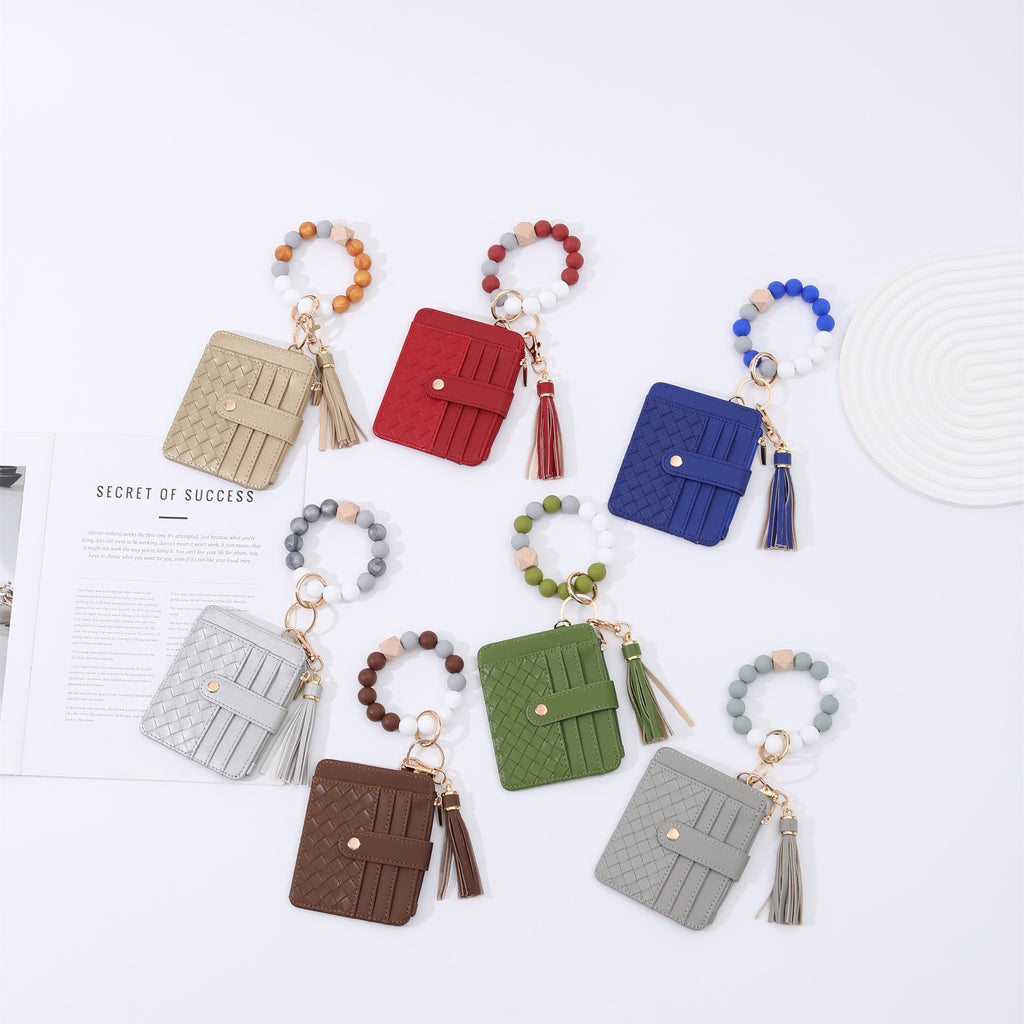 Kartenhalter mit Perlenarmband – Bild 3 | LuxeStyle