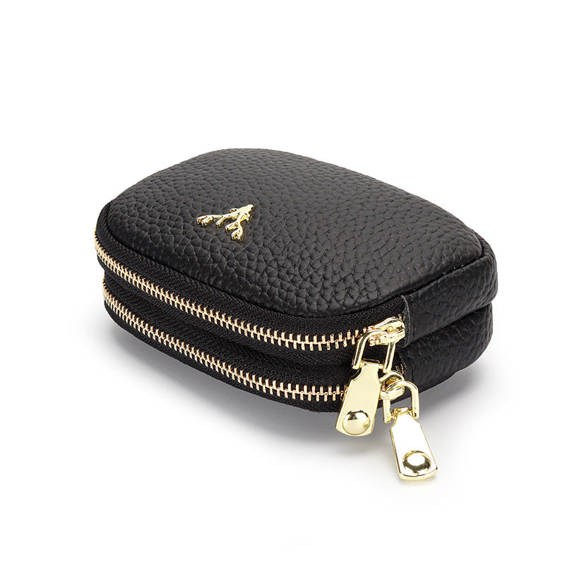 Mini-Portemonnaie aus echtem Leder – Bild 11 | LuxeStyle