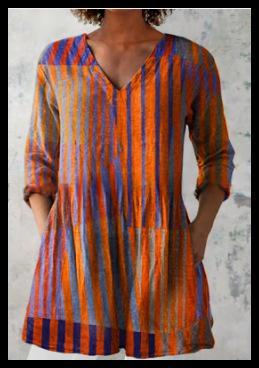 Kurzarmkleid mit 3D-Effekt und Print