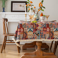 Jacquard-Tischdecke mit Quasten | LuxeStyle