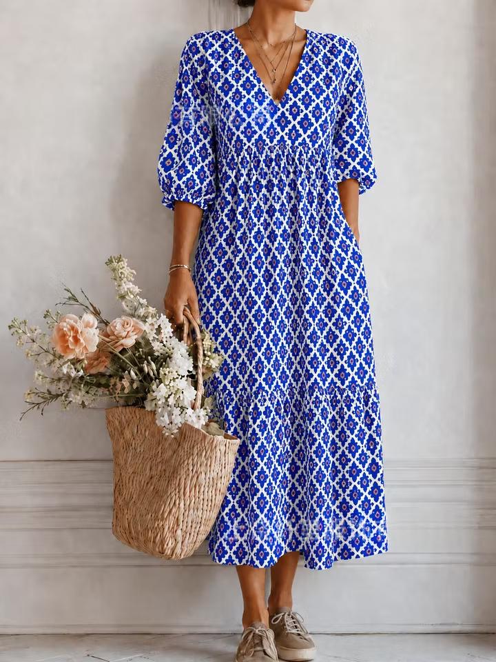 Dreiviertelarm-Modedress – Bild 7 | LuxeStyle