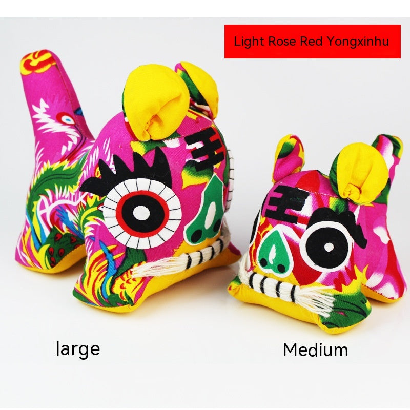 Handgefertigter Stoff-Tiger