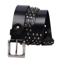 Gürtel aus Vollschale Rindleder – Punk-Style – Bild 2 | LuxeStyle