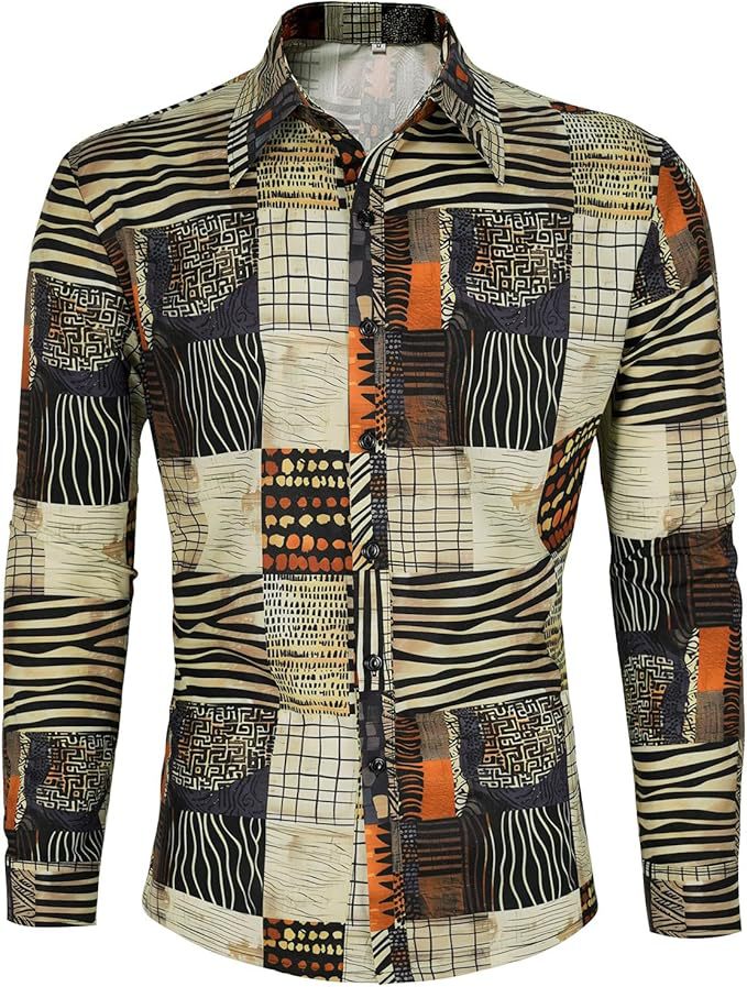 Herren Langarmhemd "Beach Floral" – Bild 2 | LuxeStyle