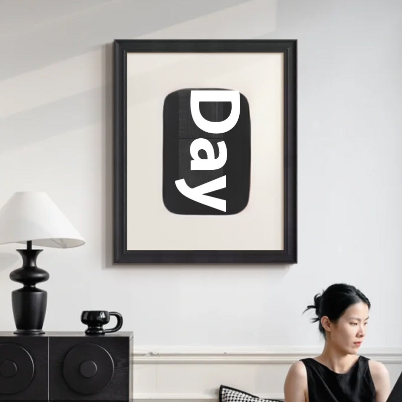 Abstrakte Linien – Wandbild mit Holzrahmen – Bild 5 | LuxeStyle