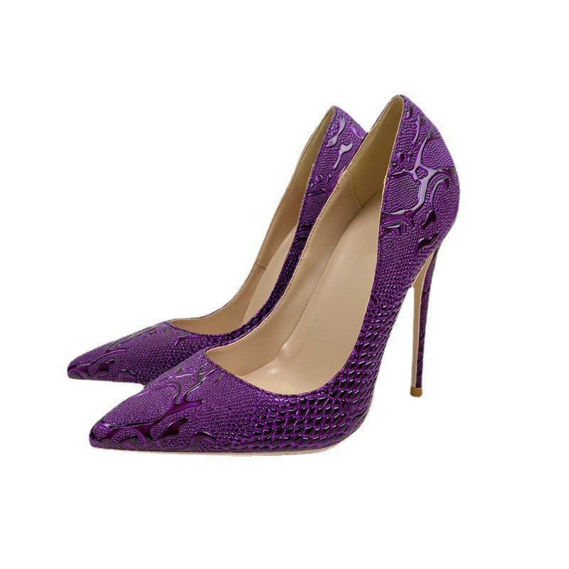 Elegante spitze High Heels aus Mikrofaser – Bild 5 | LuxeStyle