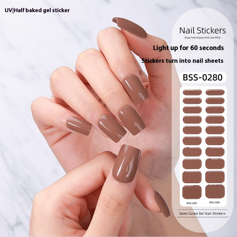 Pure Color UV Gel-Nagelsticker