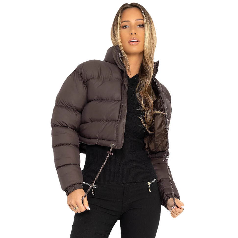Weisser Pufferjacke mit Seitentasche – Bild 13 | LuxeStyle