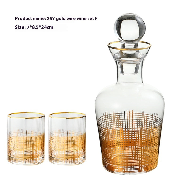 Bar-Set mit Golddraht-Glas – Bild 6 | LuxeStyle