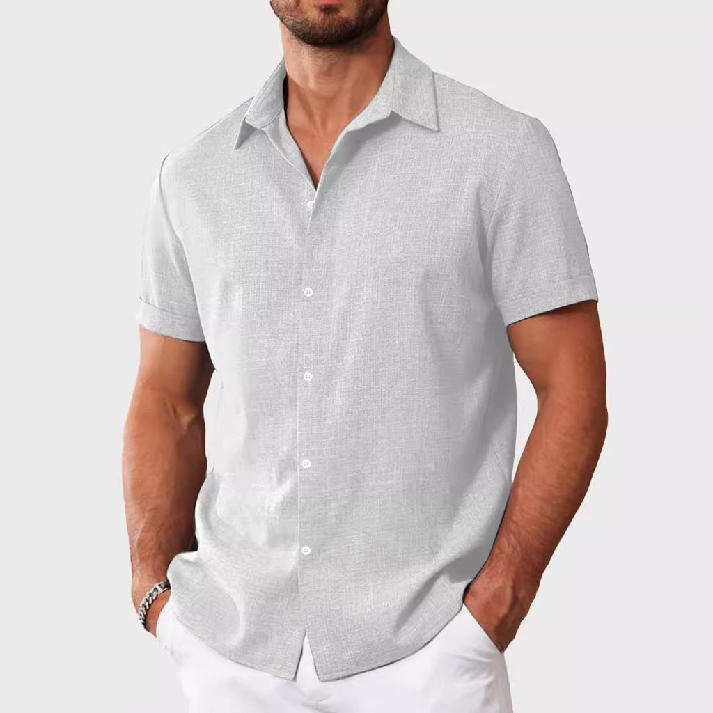 Herren Kurzarmhemd mit Print