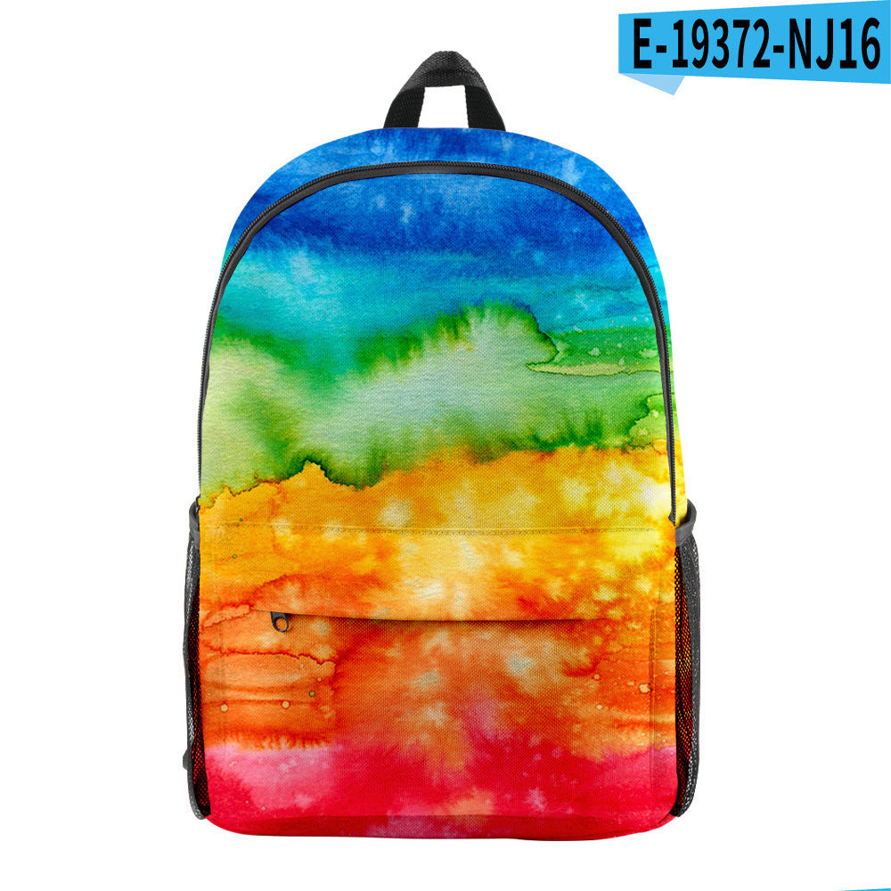 Tie-Dye Rucksack mit Digitaldruck – Bild 1 | LuxeStyle