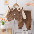 Baby Mädchen Frühling Outfit Set mit Strickpullover – Bild 6 | LuxeStyle