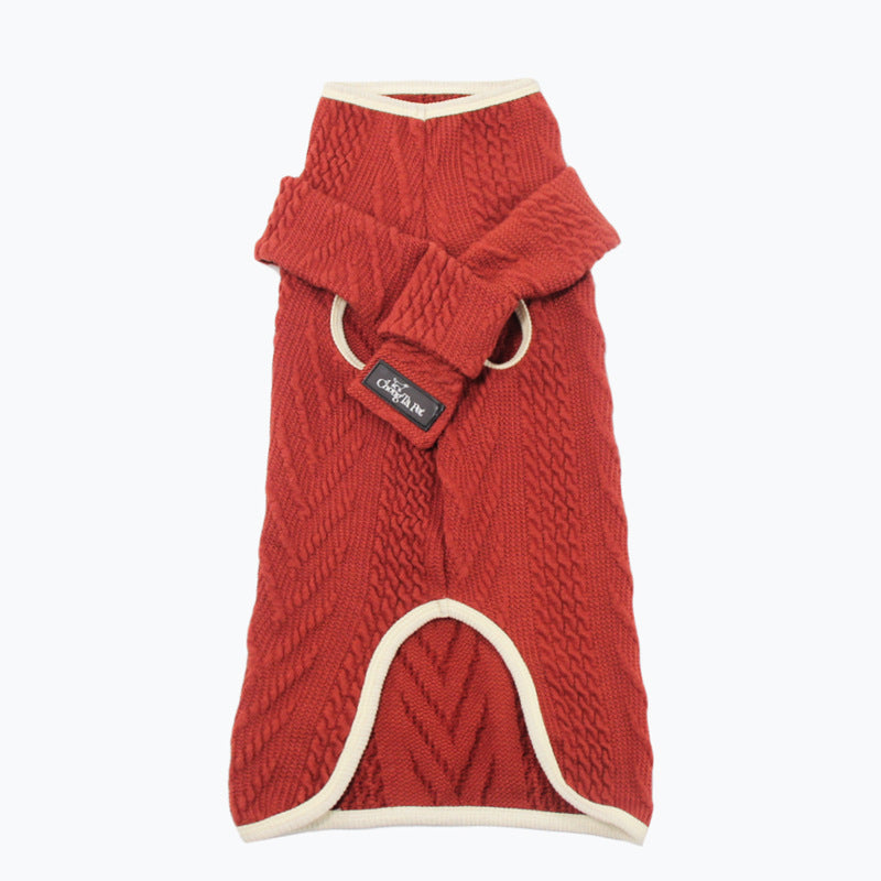 Hundemütze Vintage mit hohem Kragen | LuxeStyle